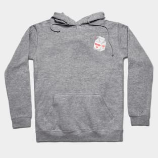 Astarions Juice box in grey and coral Hoodie